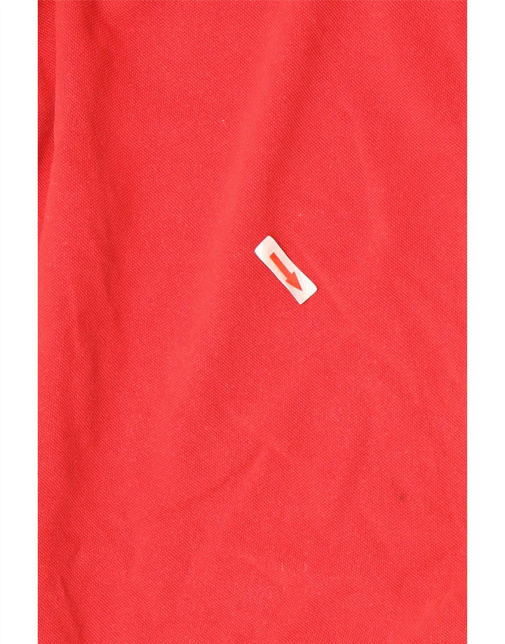 Polo da uomo Fila 2XL in cotone rosso