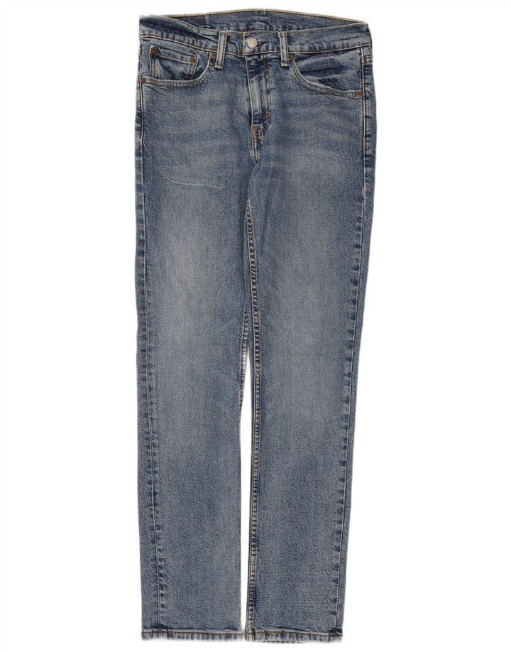 Levi's Uomo 511 Slim Jeans W31 L32 Cotone Blu