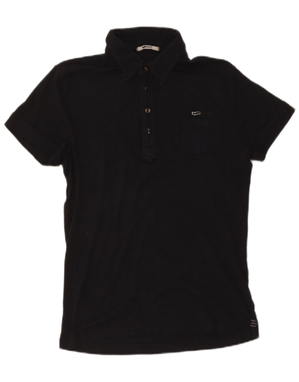 Polo da donna Gas UK 10 piccola in cotone nero