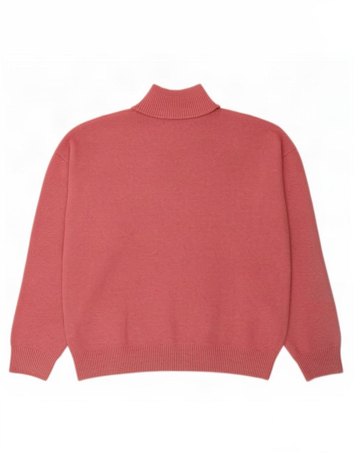 Maglione maglione a collo alto da donna Marks & Spencer UK 14 Rosa medio