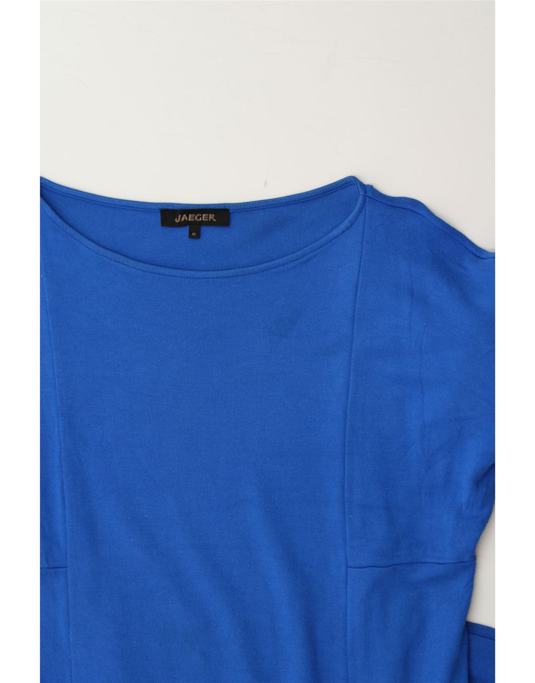 JAEGER Womens Jumper Dress UK 14 Medium Blue Vintage Jaeger and Second-Hand Jaeger from Messina Hembry 