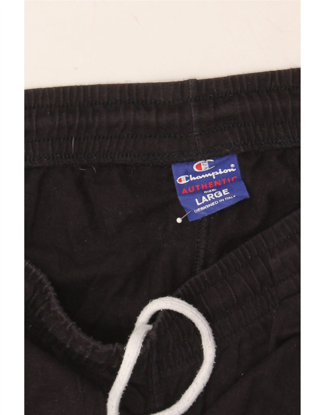 CHAMPION Mens Tracksuit Trousers Large Black Vintage Champion and Second-Hand Champion from Messina Hembry 