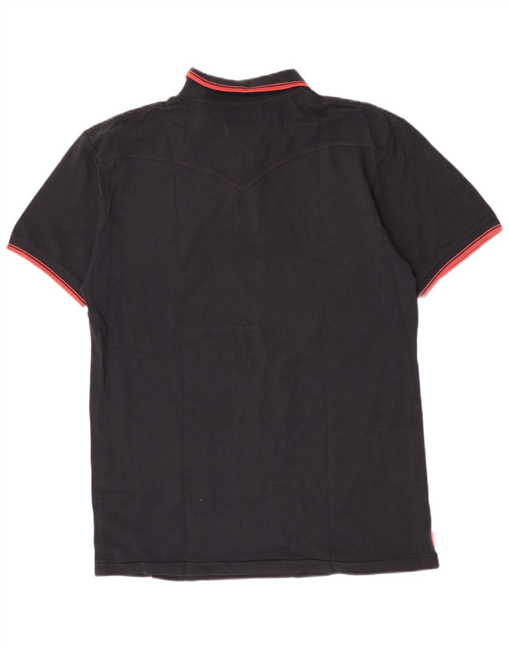 Polo Levi's da uomo 2XL in cotone nero