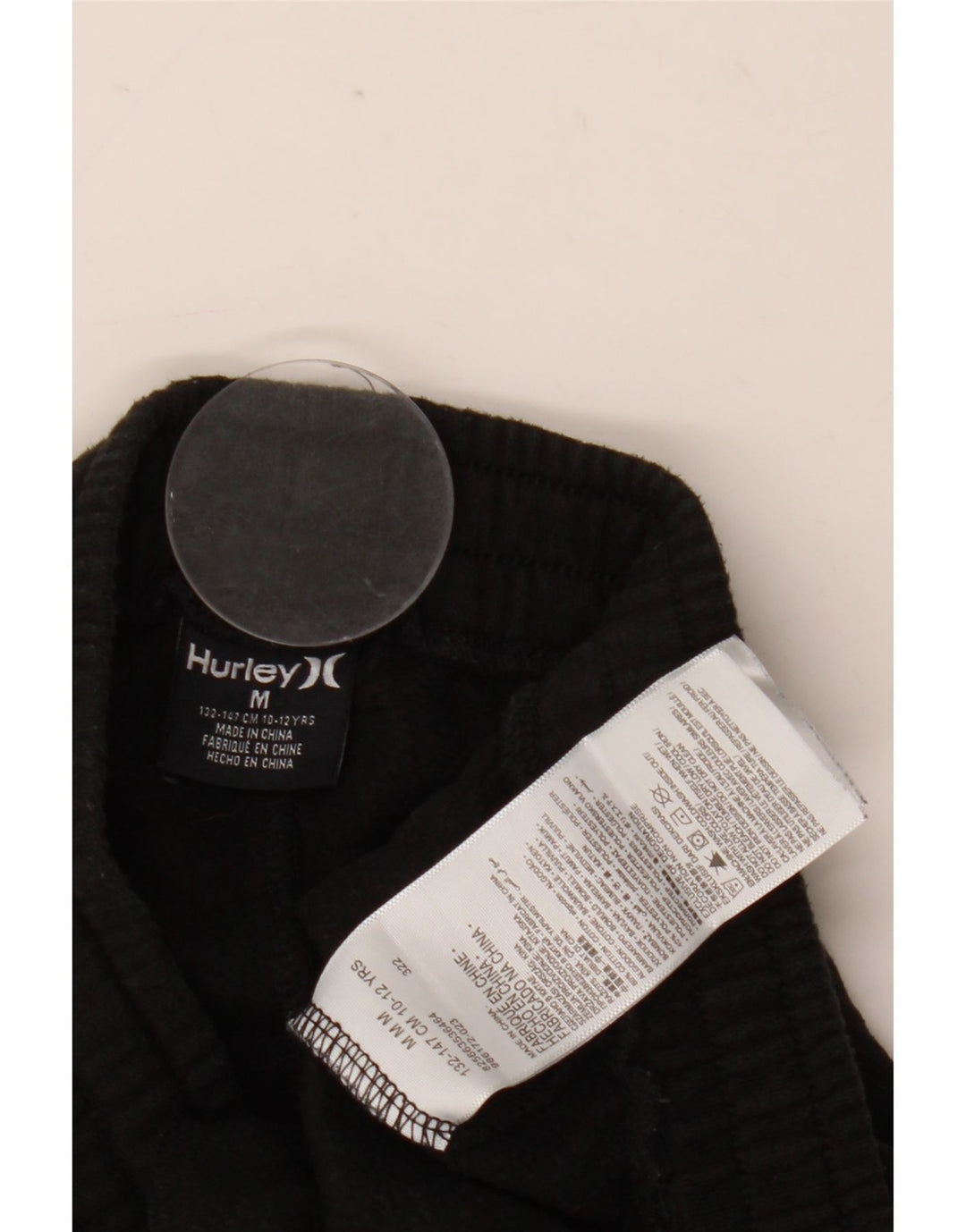 Pantaloni da tuta cargo da ragazzo Hurley Joggers 10-11 anni medio nero