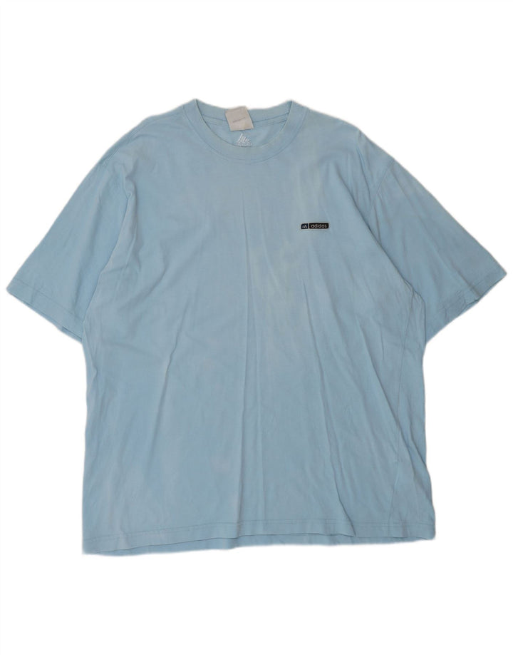 Maglietta ADIDAS da uomo Top XL in cotone blu