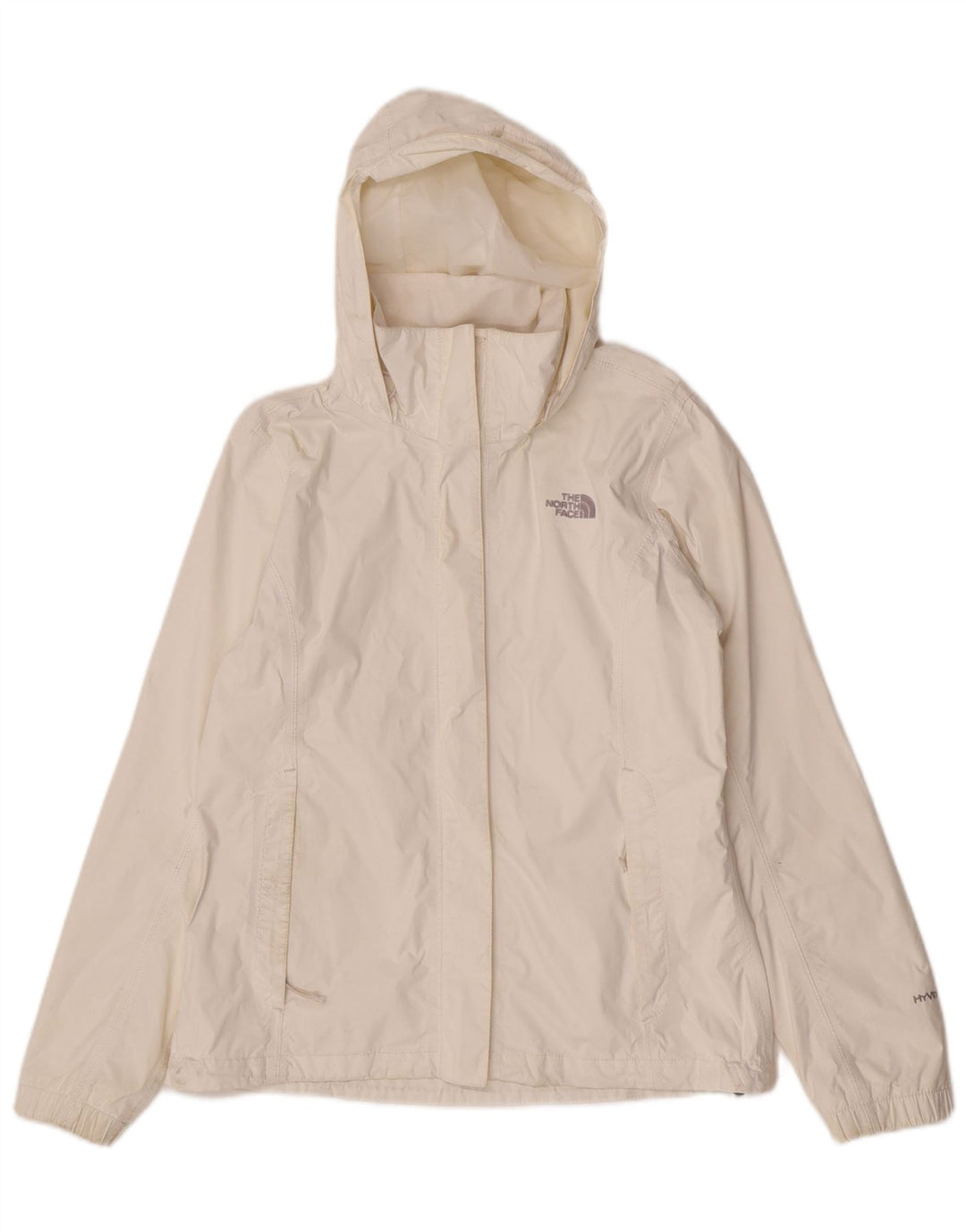 Giacca antipioggia con cappuccio da donna The North Face UK 14 nylon bianco medio