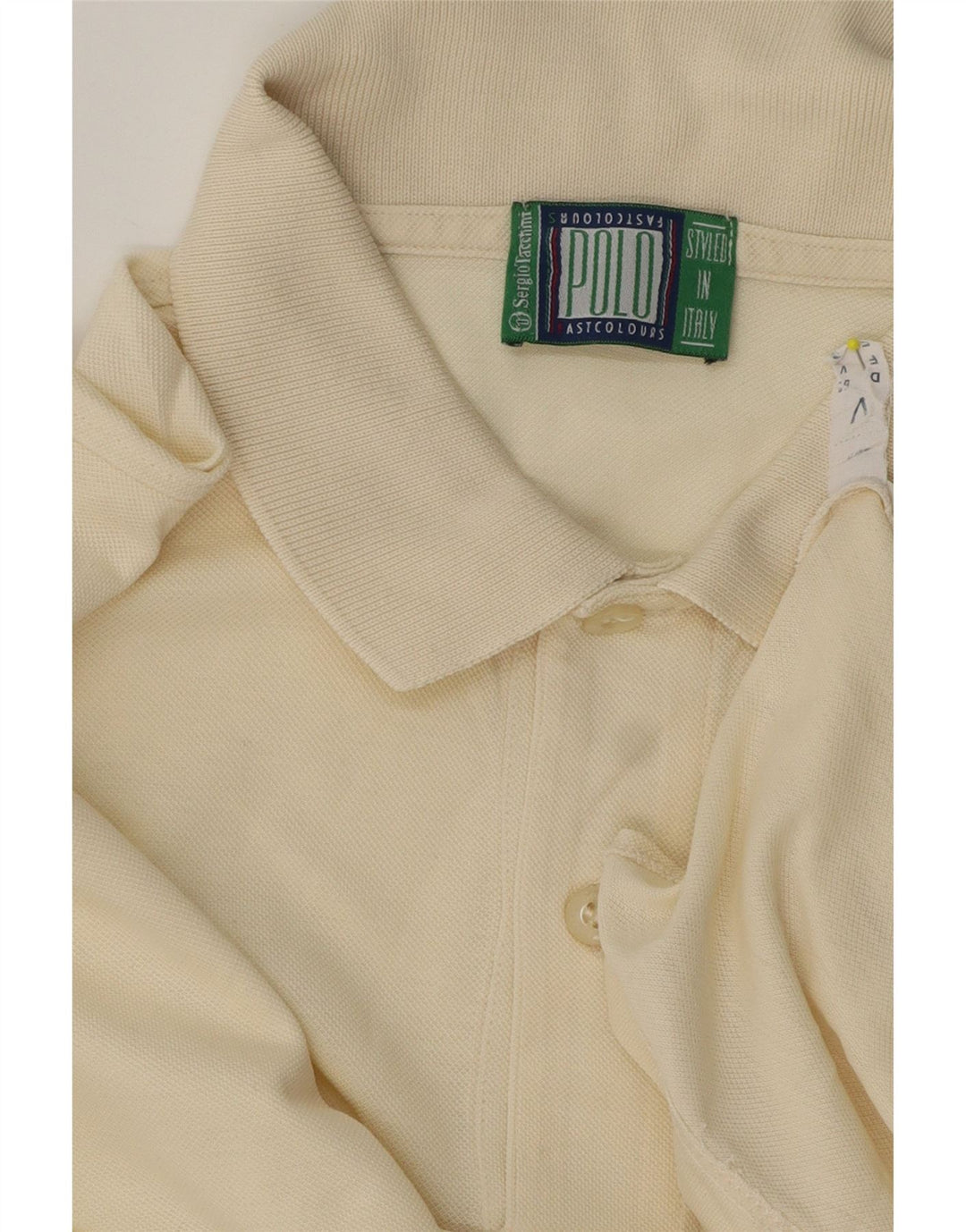 Polo da uomo Sergio Tacchini media bianco sporco