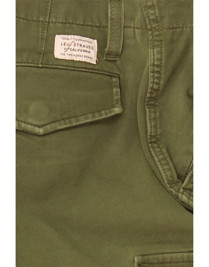 Pantaloni cargo slim da uomo Levi's W31 L30 in cotone verde