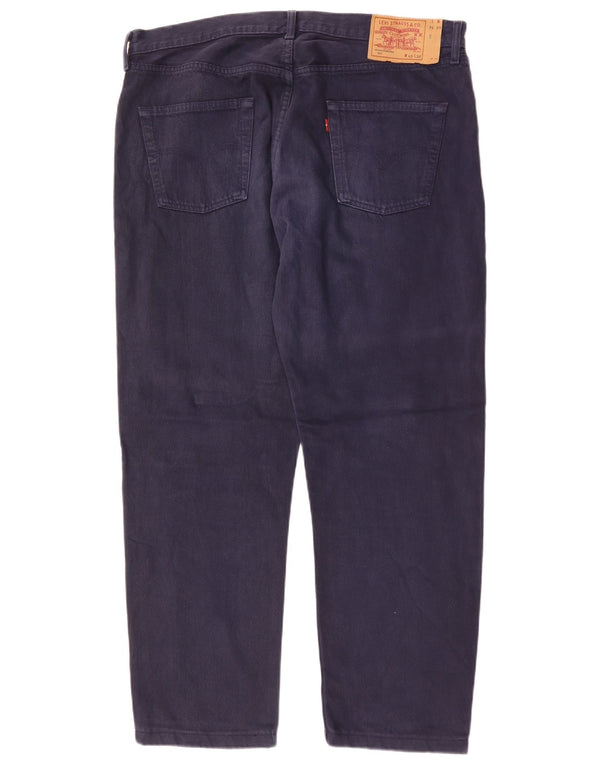 Levi's Uomo 501 Jeans dritti W40 L28 Blu Navy