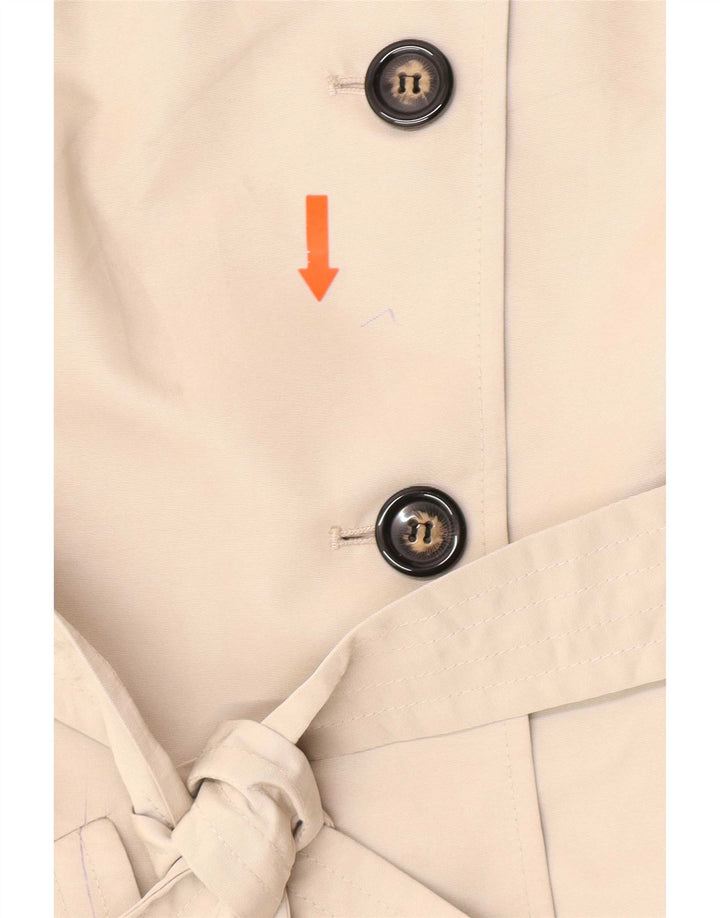 Trench da donna Marks & Spencer UK 12 Classico in poliestere beige medio