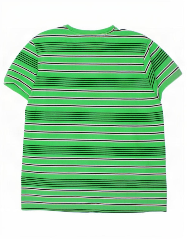 Maglietta Ellesse per Bambina 11-12 Anni in Cotone a Righe Verde
