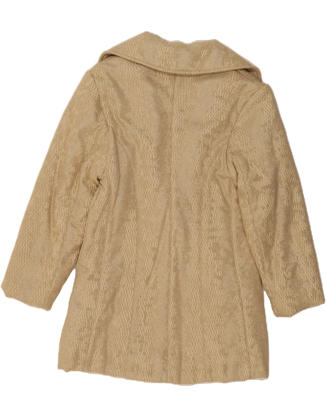 MAZZI Womens Overcoat UK 8 Small Beige Animal Print Vintage Mazzi and Second-Hand Mazzi from Messina Hembry 