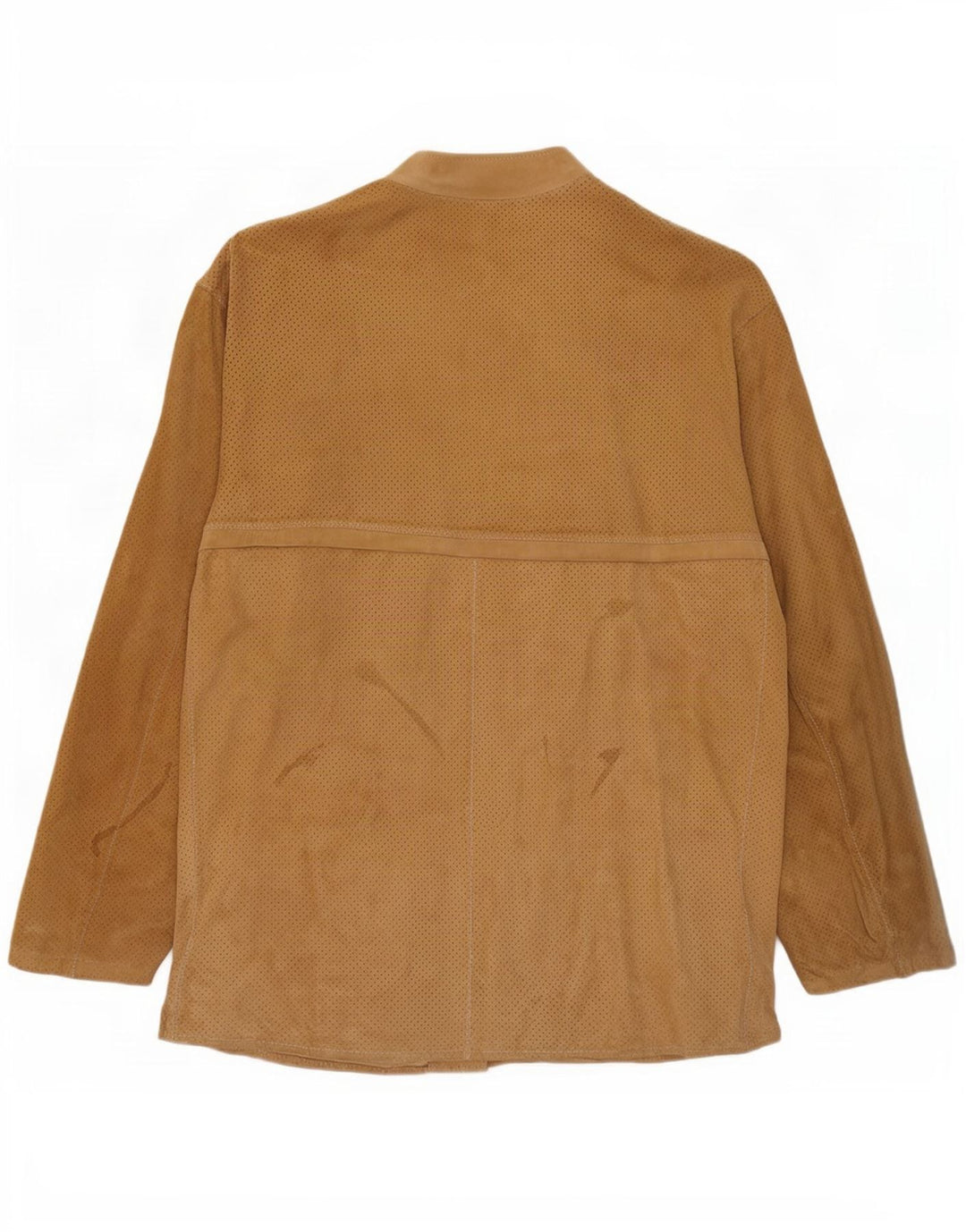 Giacca vintage in pelle scamosciata da uomo UK 34 XS Beige