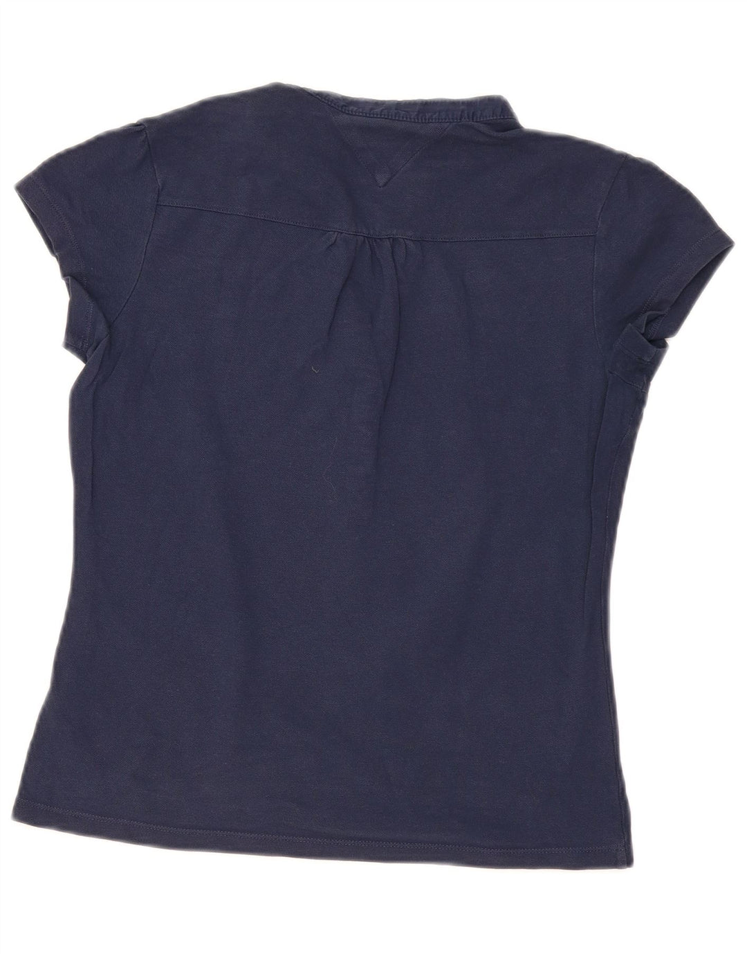 TOMMY HILFIGER Polo da donna UK 12 medio cotone blu navy