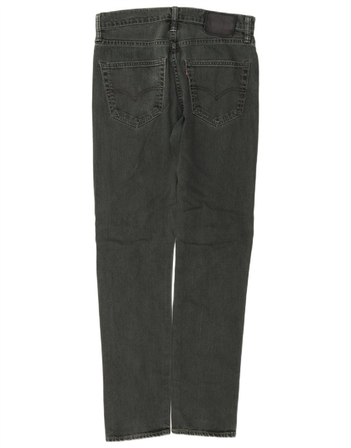 Jeans slim da donna Levi's W28 L32 cotone verde