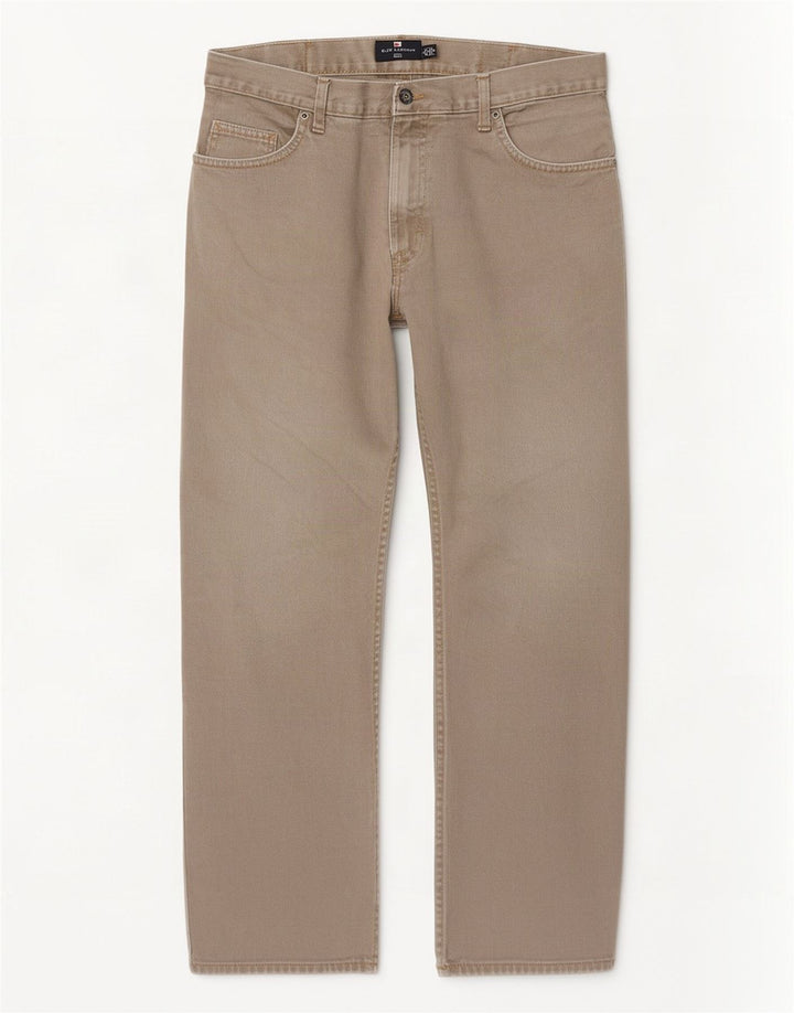 Jeans dritti Marks & Spencer da uomo blu Harbour W36 L29 cotone grigio