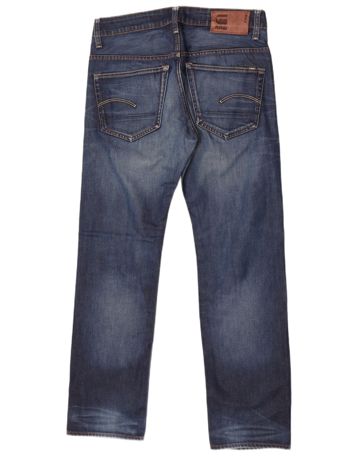 Jeans dritti da uomo G-Star 3301 W32 L30 cotone blu