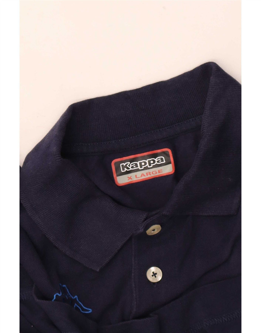 Polo Kappa da uomo XL blu navy