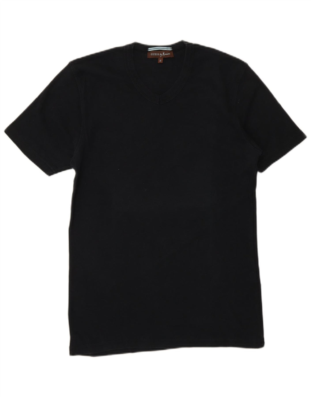 GUESS BY MARCIANO T-shirt grafica da uomo Top piccola in cotone nero