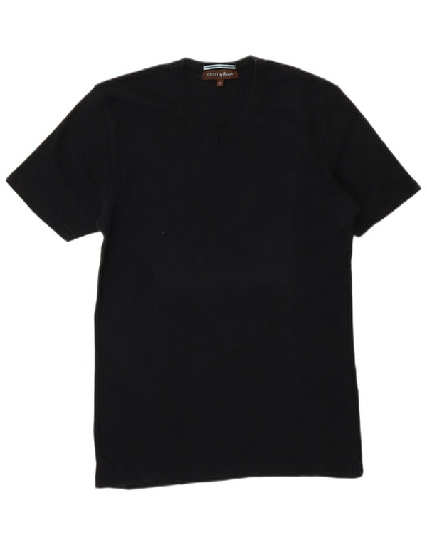 GUESS BY MARCIANO T-shirt grafica da uomo Top piccola in cotone nero