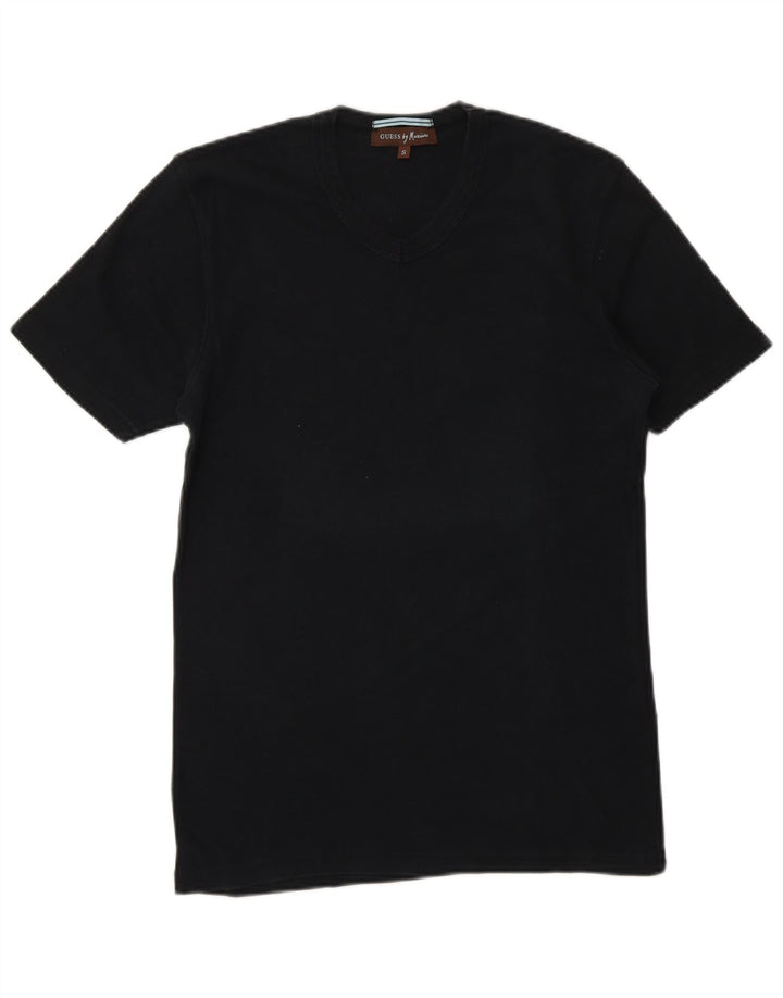 GUESS BY MARCIANO T-shirt grafica da uomo Top piccola in cotone nero