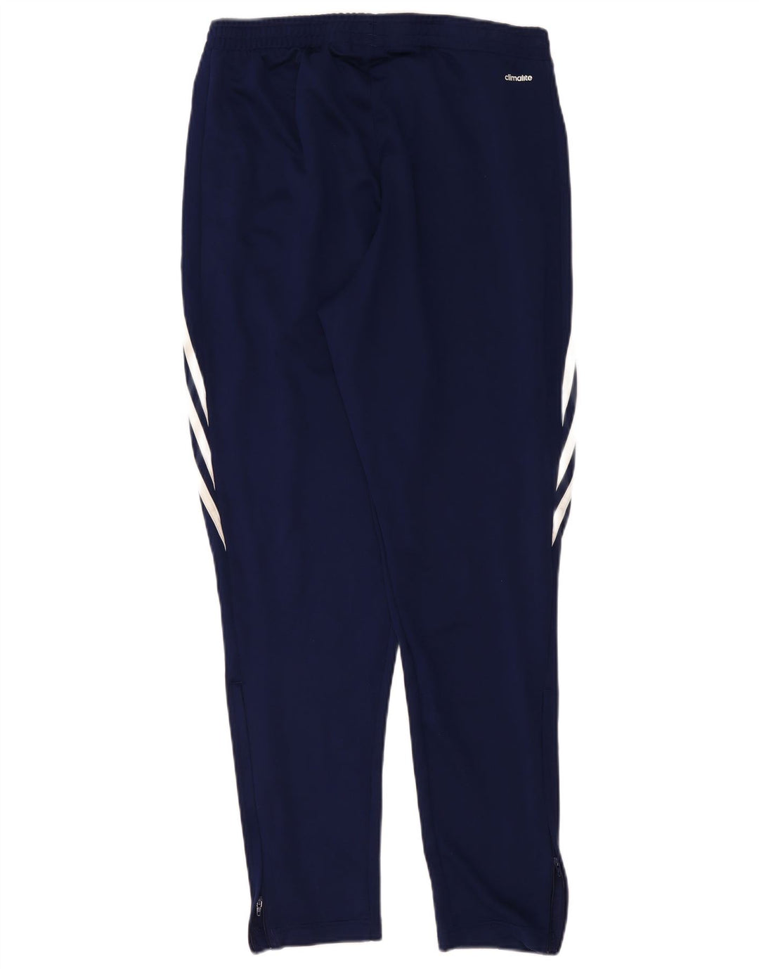 Pantaloni da tuta Adidas Climalite da uomo di grandi dimensioni in poliestere blu navy