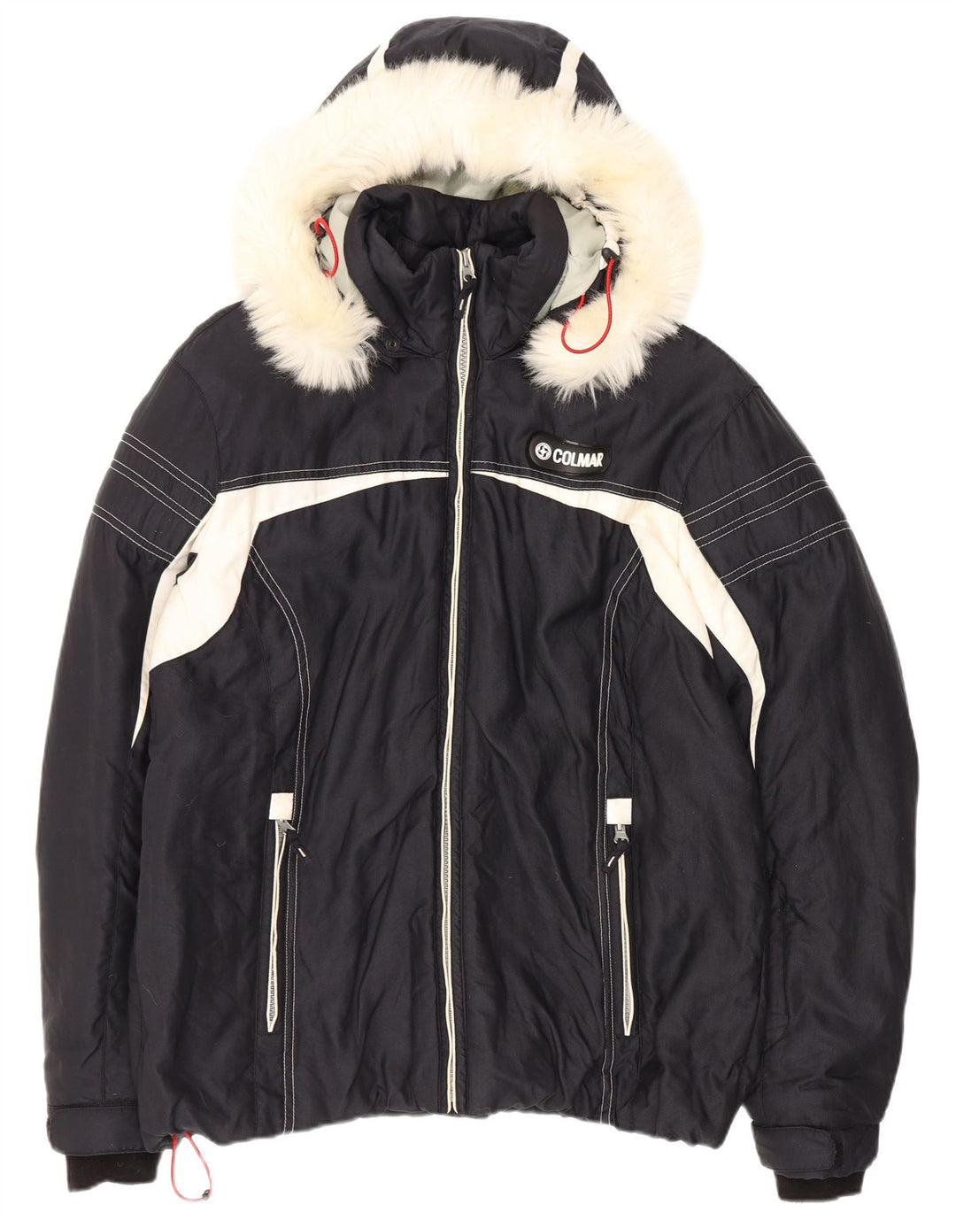 Giacca da sci con cappuccio da uomo Colmar IT 46 Small Black Colourblock