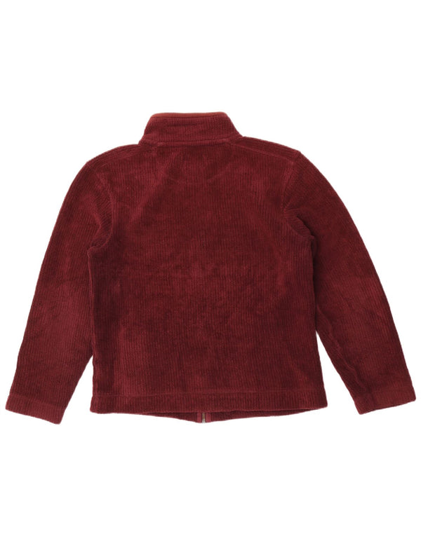 Giacca in pile vestibilità regolare da uomo Marks & Spencer UK 36 piccola bordeaux