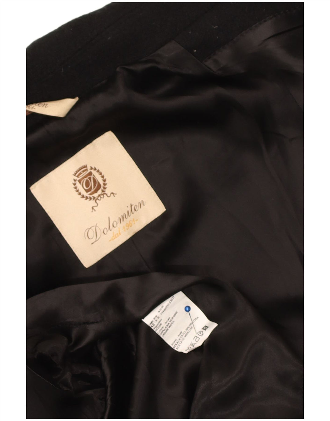 Montgomery Donna Dolomiten IT 48 XL Nero Lana Vergine
