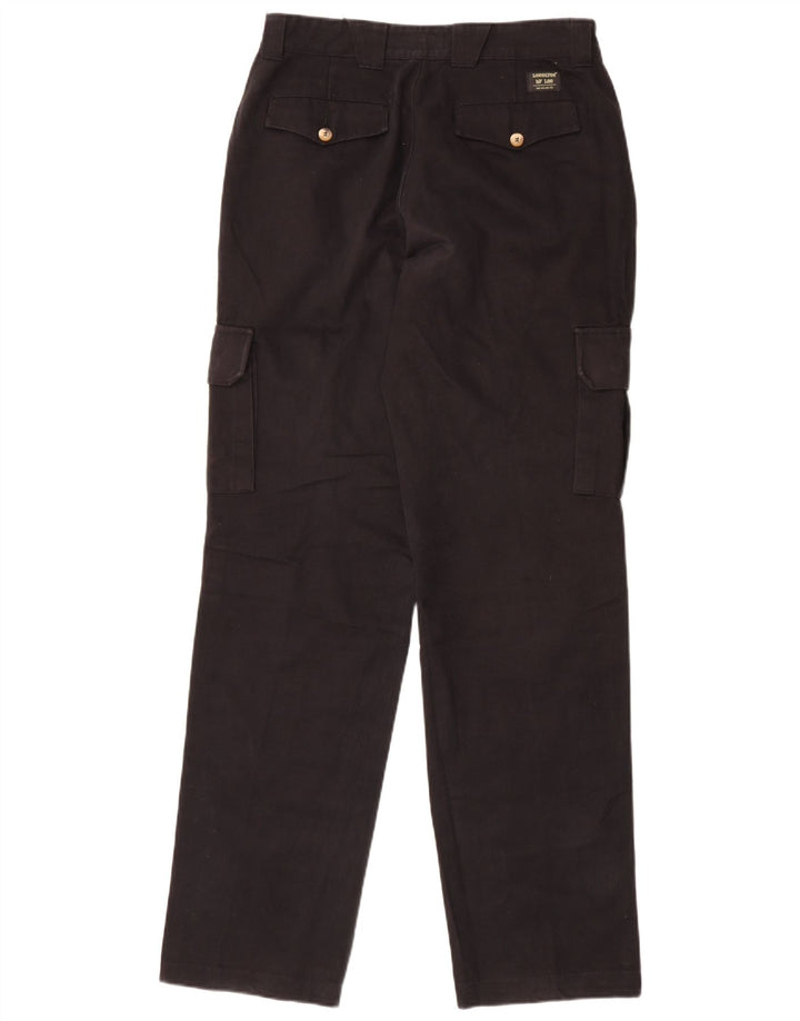 Pantaloni cargo dritti da uomo Lee W32 L34 cotone nero