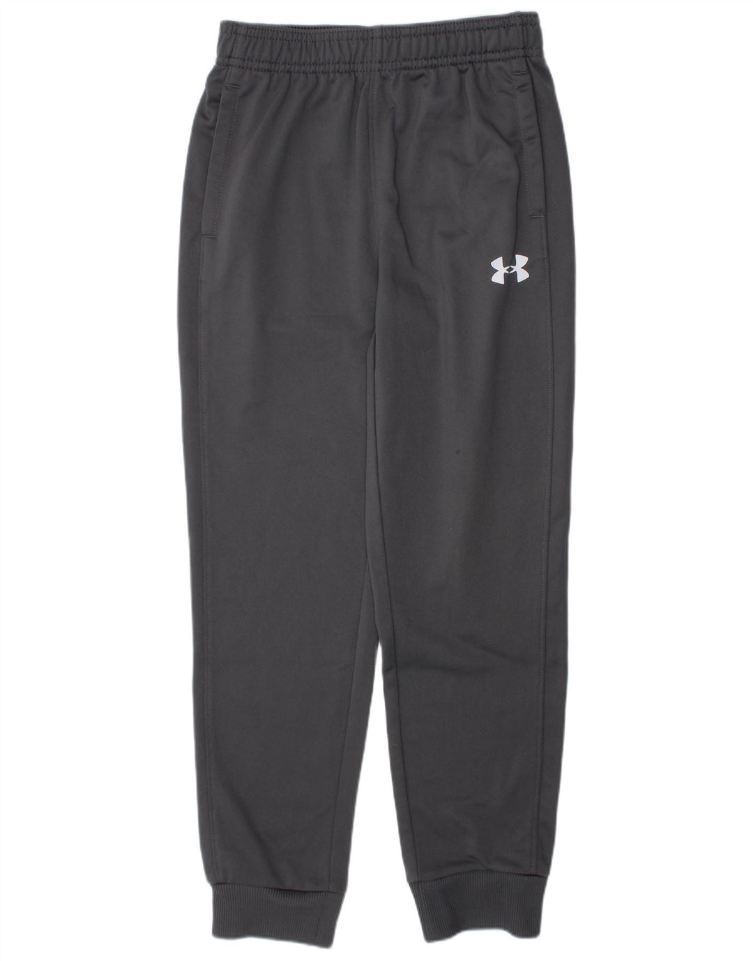 UNDER ARMOUR Boys Graphic Tracksuit Trousers Joggers 6-7 Years  Grey