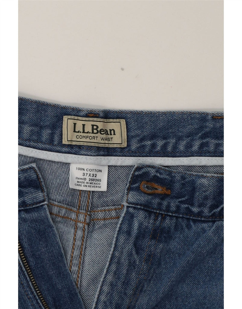 L.L.BEAN Mens Straight Jeans W37 L32 Blue Cotton Vintage L.L.Bean and Second-Hand L.L.Bean from Messina Hembry 