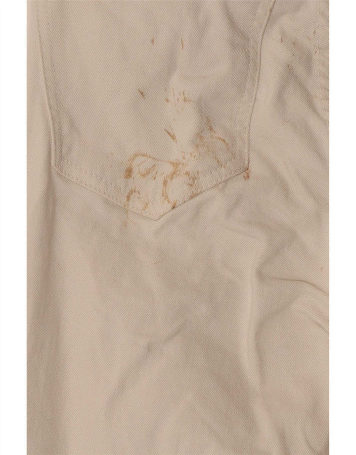 Jeans svasati da uomo Zara EU 36 XS W26 L25 Bianco