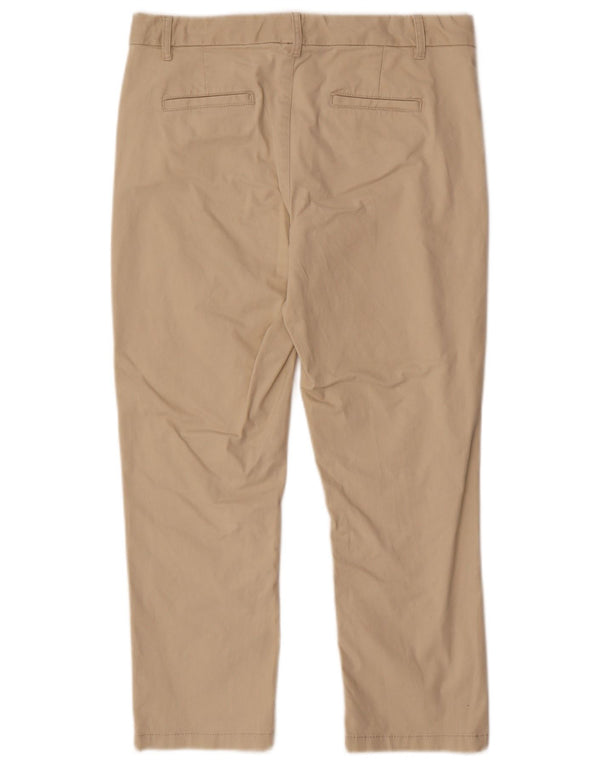 Pantaloni corti da donna Fat Face UK 12 Medi W32 L24 Cotone beige