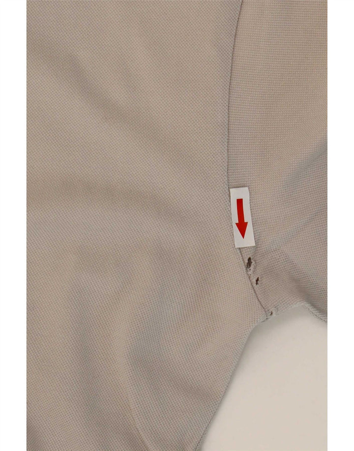 Polo da uomo Fred Perry piccola in cotone a righe grigie