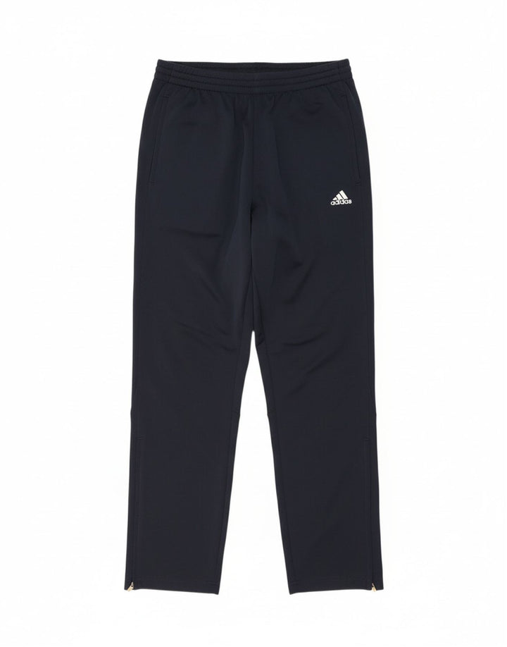 ADIDAS Mens Tracksuit Trousers Large Navy Blue Polyester