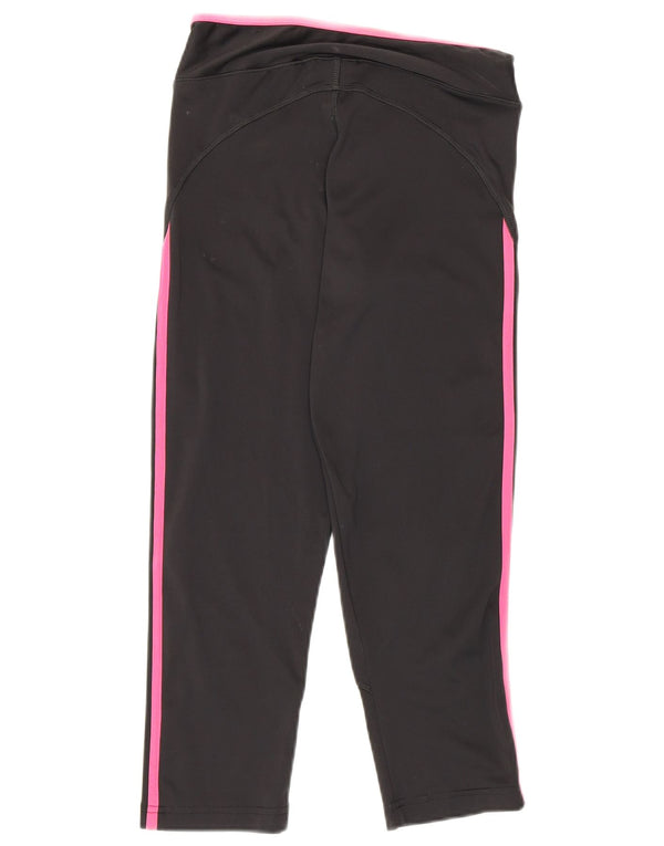 Leggings Adidas Climalite Capri da donna UK 8 Small Poliestere nero