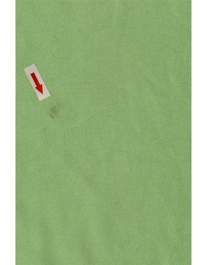 Maglione maglione girocollo da uomo Zara grande in cotone verde