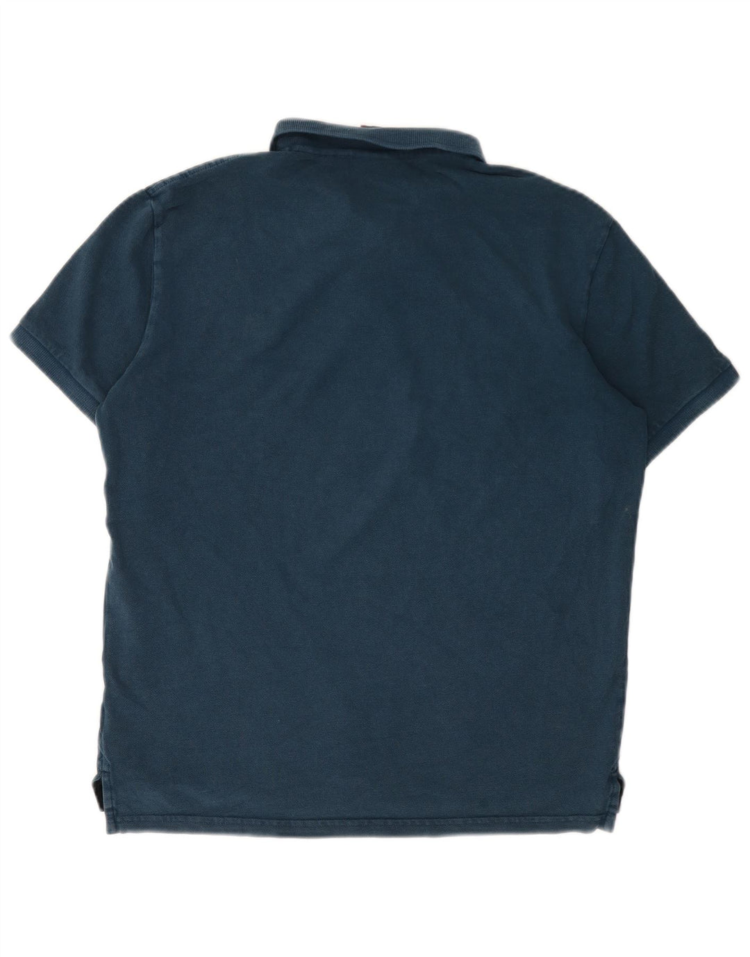 Polo da uomo Superdry Large in cotone blu navy