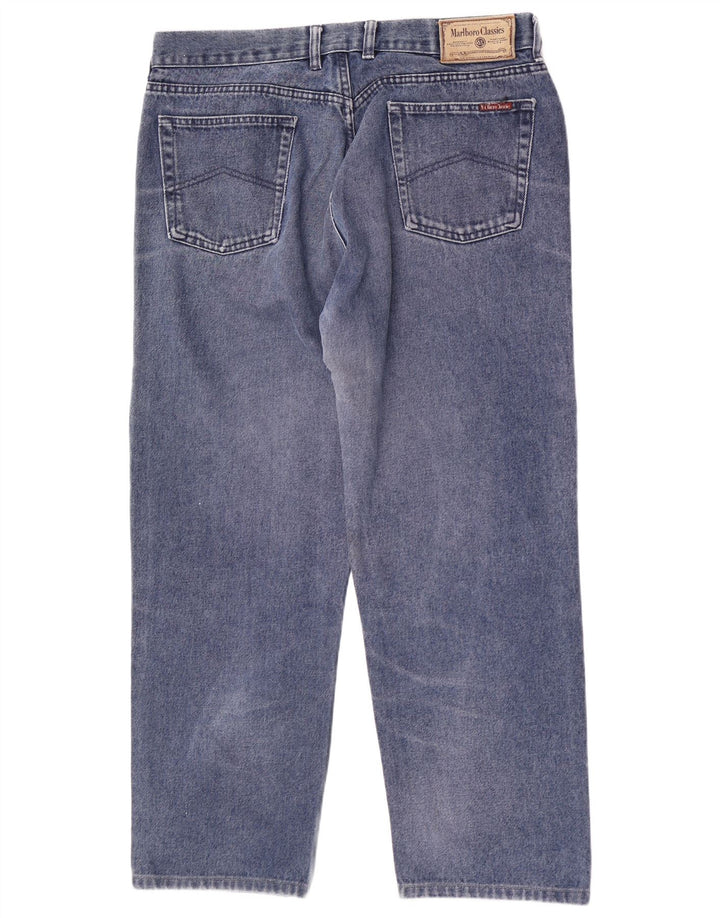 Jeans larghi da uomo Marlboro Classics W38 L28 cotone blu