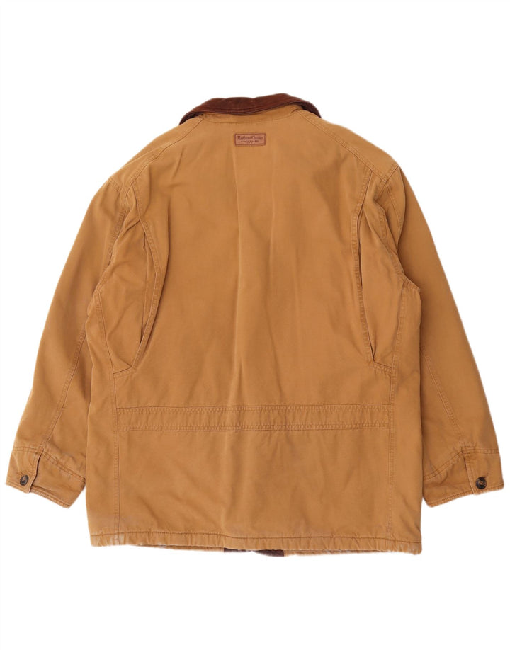 Giacca a vento da uomo Marlboro Classics UK 42 XL Cotone marrone