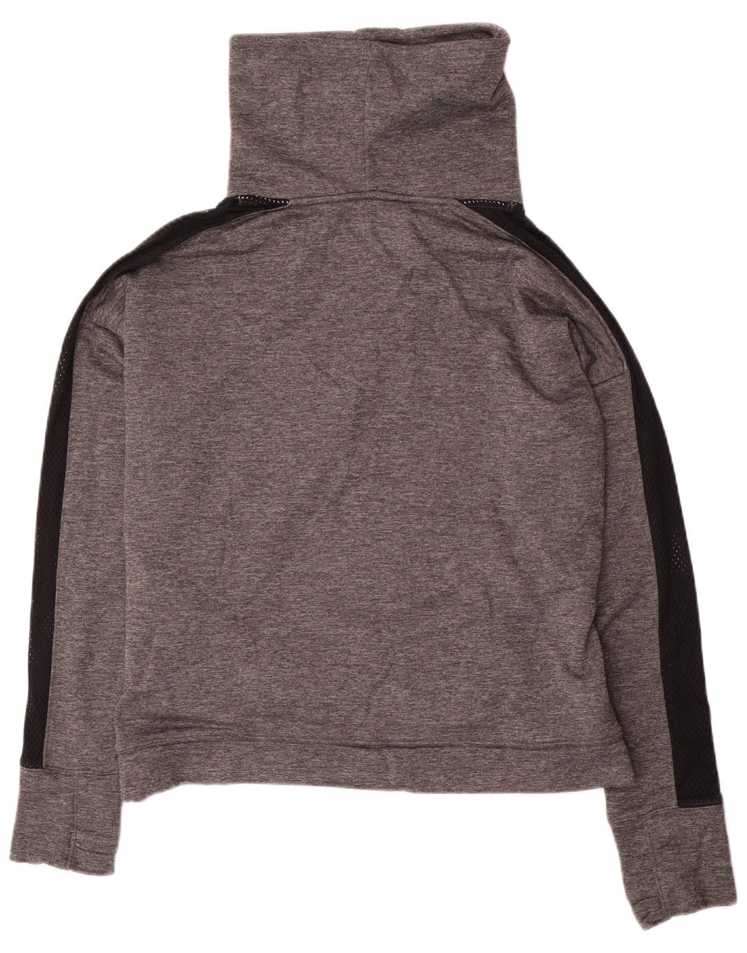 Felpa da donna vestibilità ampia Under Armour, maglione UK 16, grande poliestere grigio