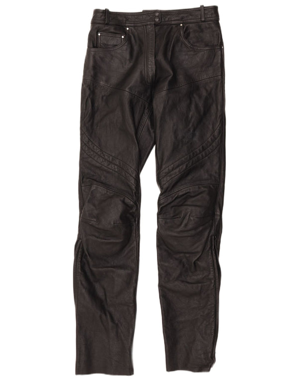 Pantaloni in pelle Moto Racer da donna Richa UK 14 Large W30 L35 Pelle nera