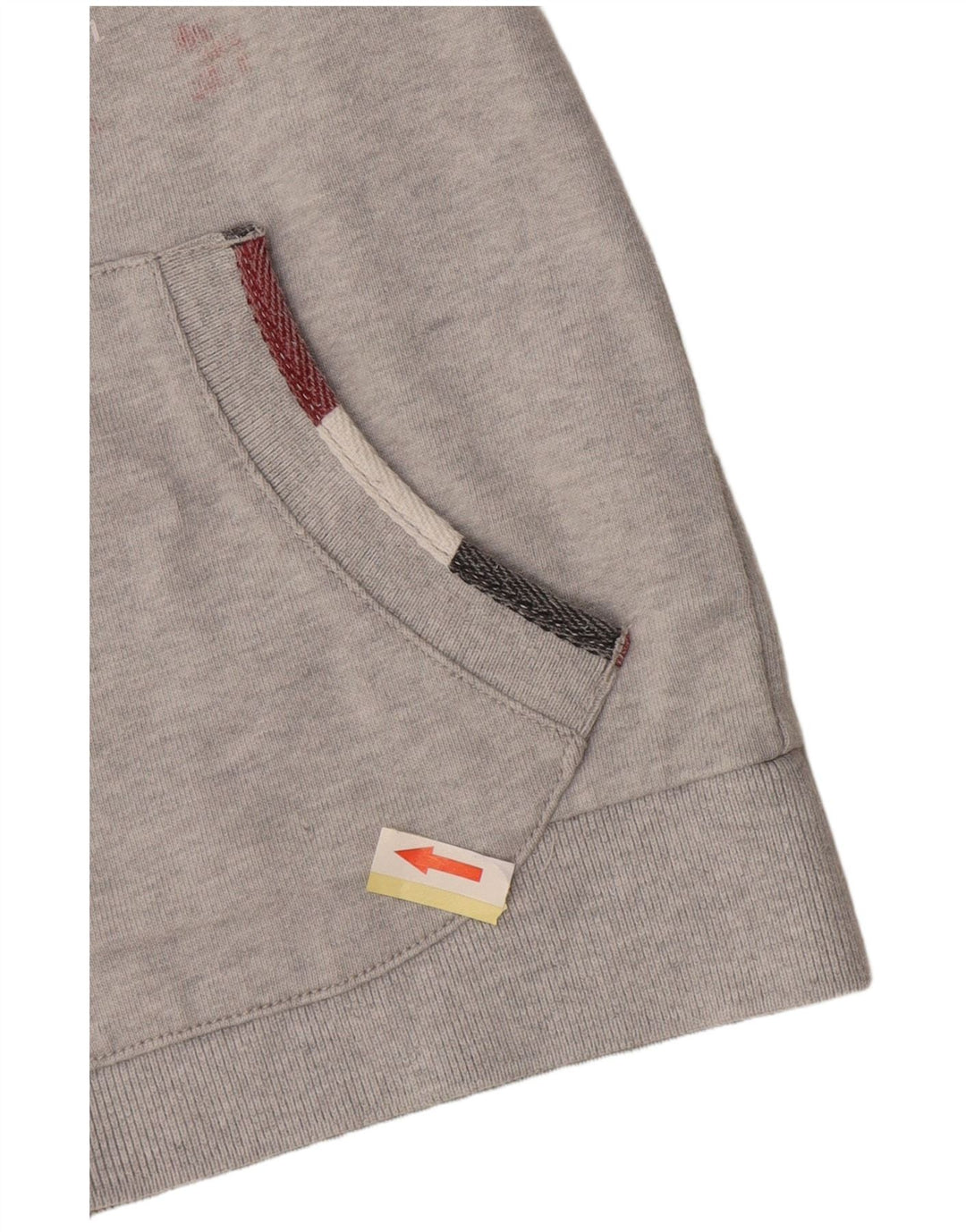 Giacca da ginnastica grafica per ragazzi NAPAPIJRI 9-10 anni in cotone grigio