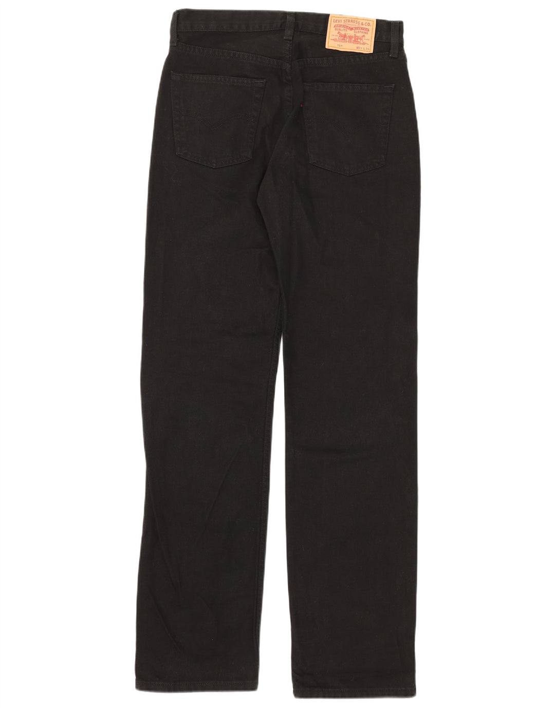 Levi's Uomo 751 Jeans dritti W31 L34 Cotone Nero