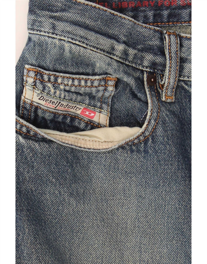 Jeans dritti da uomo Diesel W32 L30 cotone blu