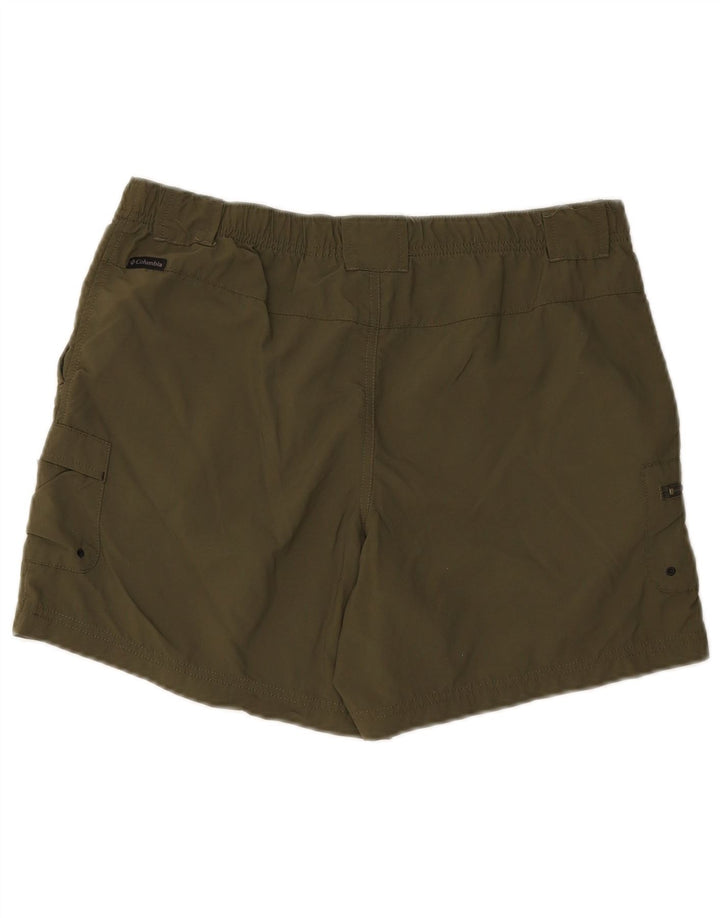 Pantaloncini cargo Columbia da uomo medi W32 poliestere verde