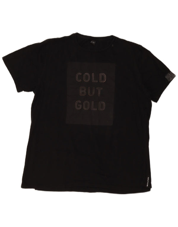 T-shirt grafica da uomo Replay Top XL Nera