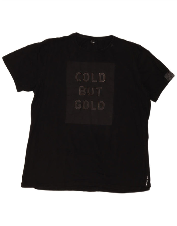 T-shirt grafica da uomo Replay Top XL Nera