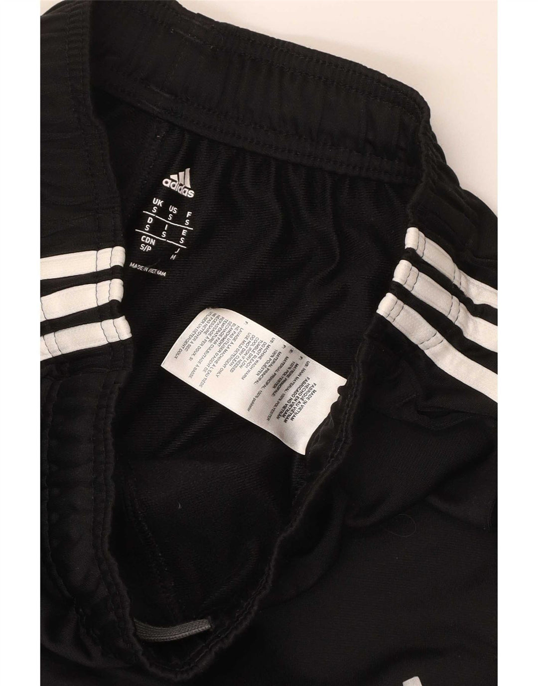 Pantaloni da tuta da uomo Adidas Small neri in poliestere